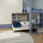 Cameretta a ponte angolare blue