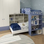 Cameretta a ponte angolare blue (3)
