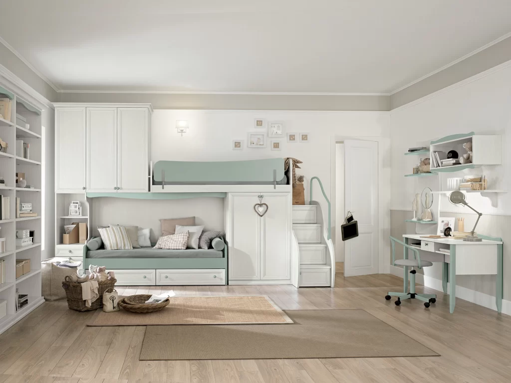 Letto a castello bellissimo e funzionale