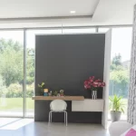 Cameretta Ragazzi Moderna con Armadio Scorrevole e Angolo Studio - zona studio