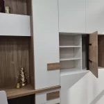 Cameretta a Ponte Angolare con Armadio Battente e Scrivania Integrata (2)