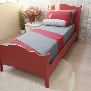 cameretta letto singolo rosso outlet